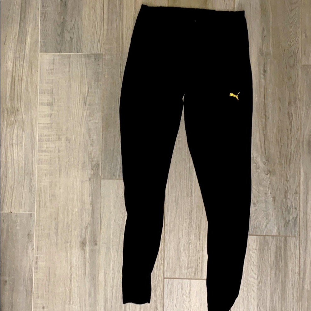 Puma black full length leggings size M/L